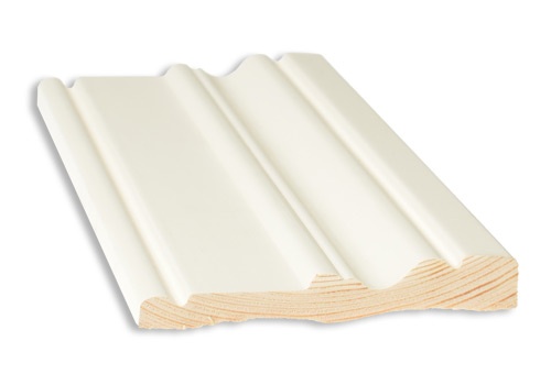 16x95 karmilista kruusattu maalattu